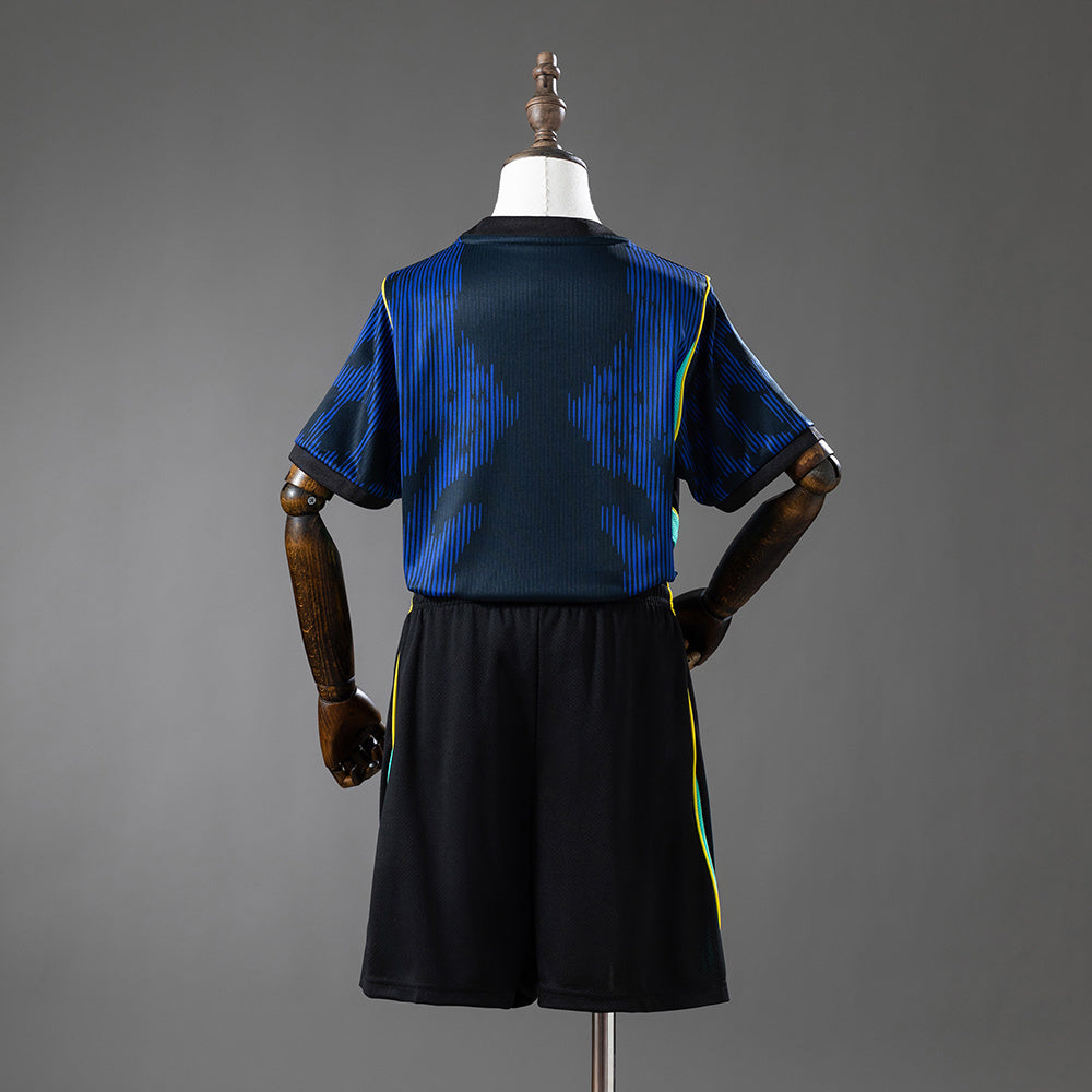 Kit Infantil Brasil Away 26/27 Jordan - Azul