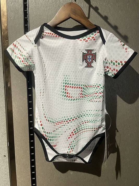 Body Bebê Infantil Portugal Away 25/26 . -Branco