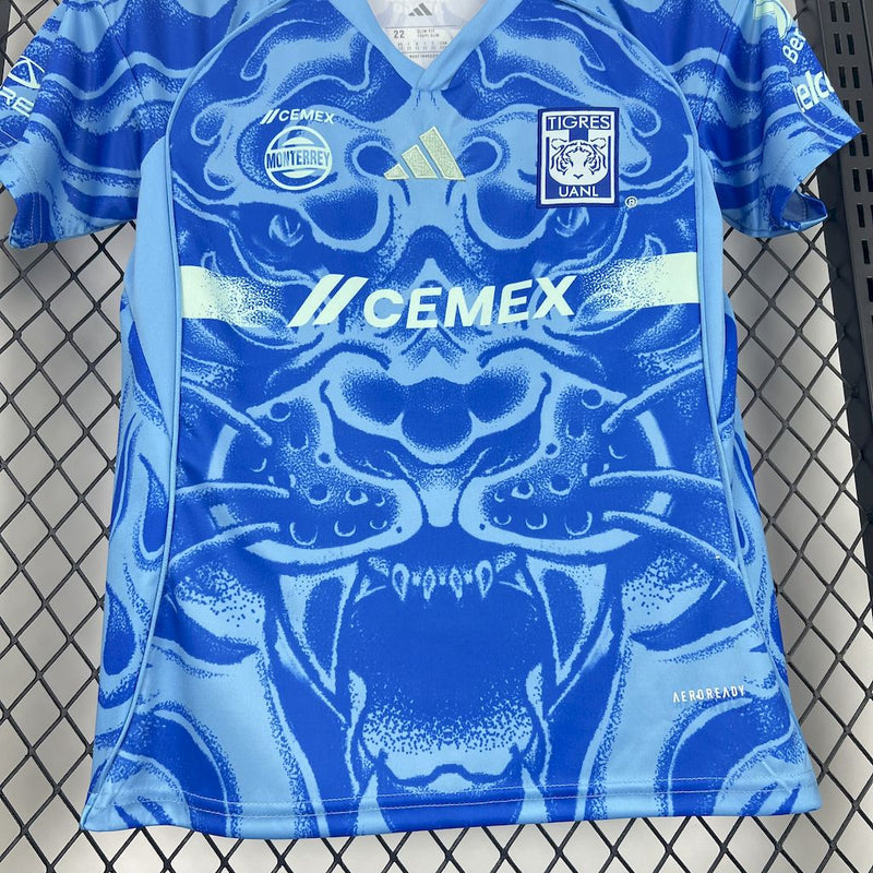 Kit Infantil Tigres Away 25/26 Adidas Unissex - Azul