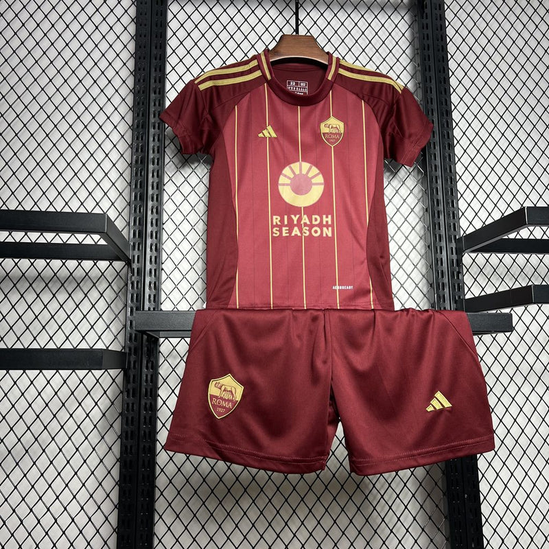 Kit Infantil Roma Home 24/25 Unissex Adidas - Vermelho