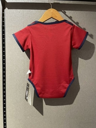 Body Bebê Infantil Espanha Home 24/25  - Vermelho
