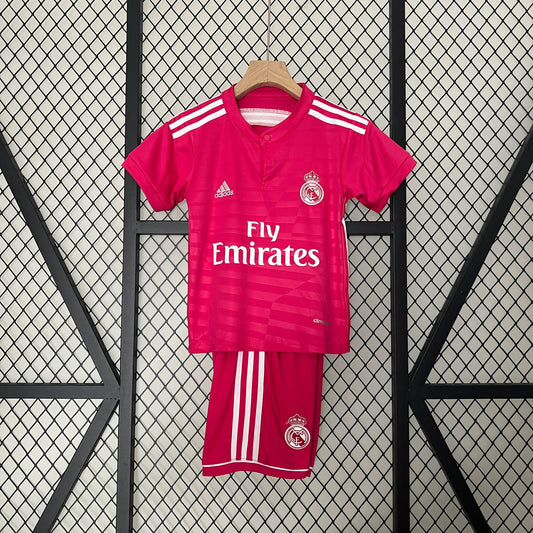 Kit Infantil Real Madrid Home Away 14/15 Adidas - Rosa
