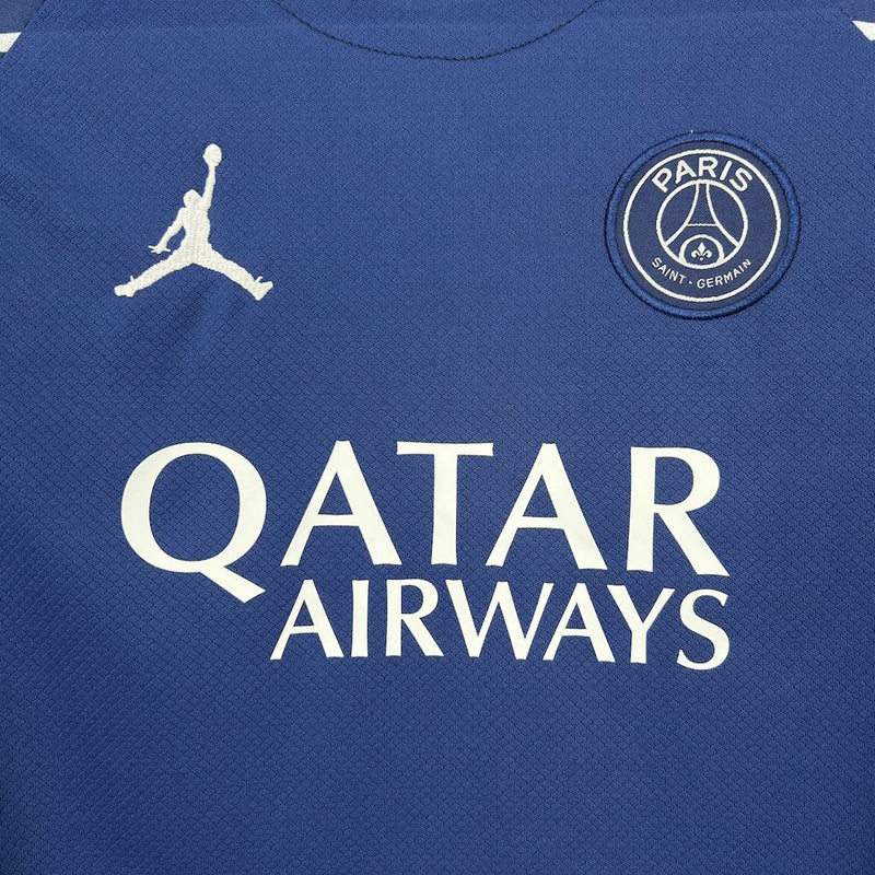 Kit Infantil PSG Fourth 24/25 Unissex Nike - Azul