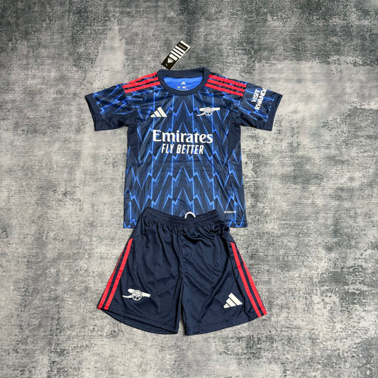 Kit Infantil Arsenal Away 25/26 Adidas - Azul