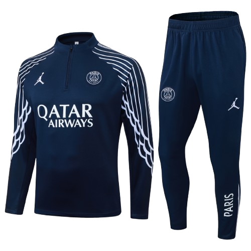 Kit Treino Agasalho + Calça PSG Jordan  - Azul