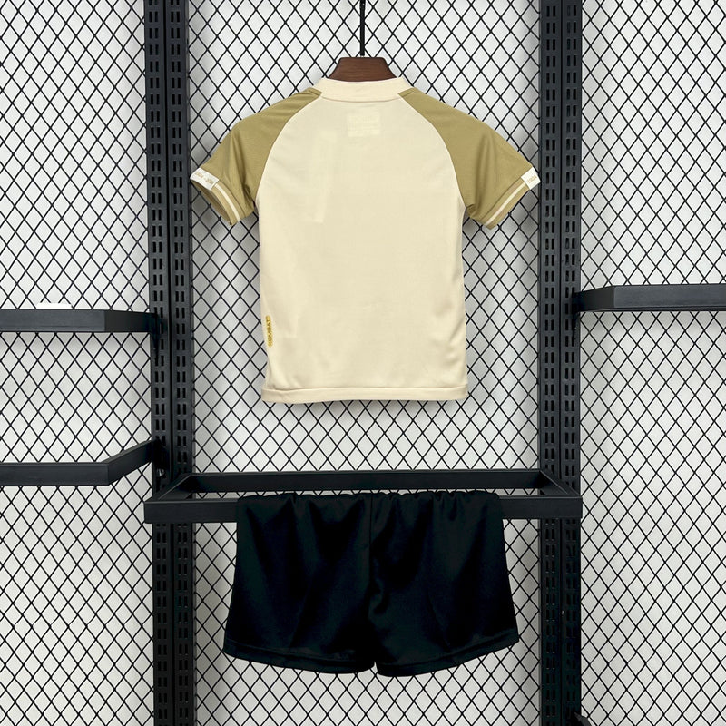 Kit Infantil Vasco Third 24/25 Camisa + Shorts Kappa Unissex - Bege