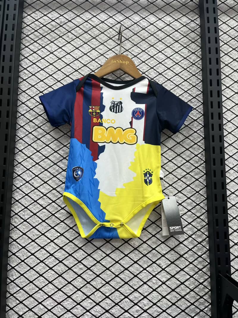 Body Bebê Infantil Edição Especial Neymar JR 25/26 Unissex - Colorido
