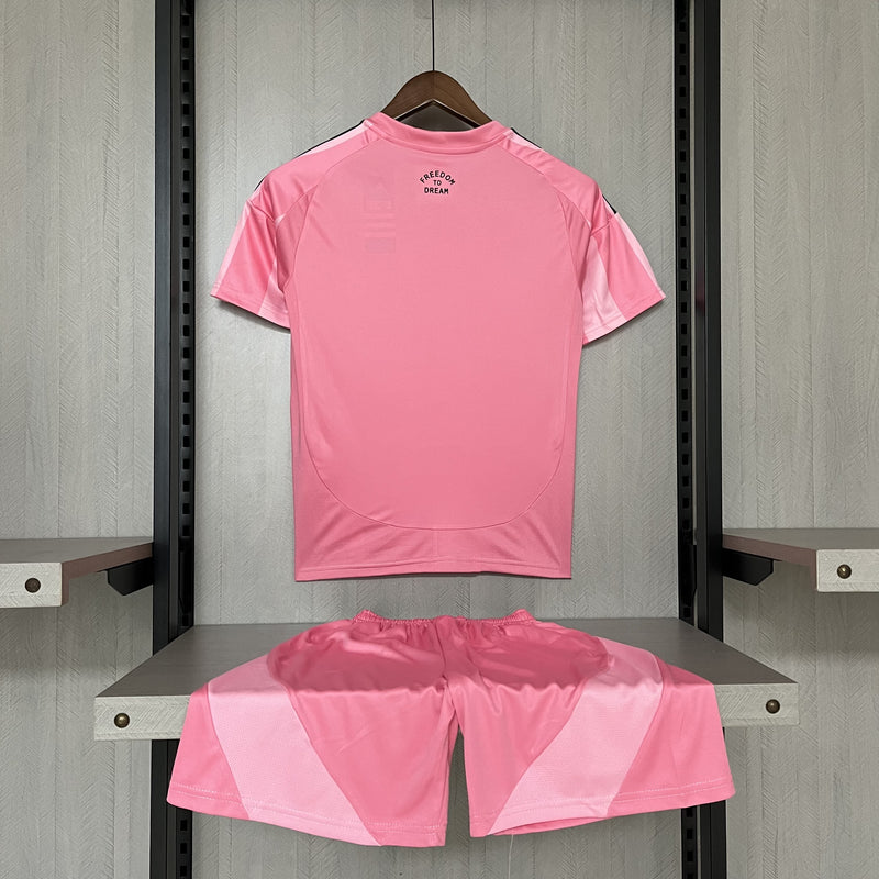 Kit Infantil Inter Miami Home 25/26  Adidas Unissex - Rosa