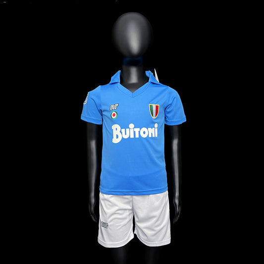 Kit Infantil Napoli Home Retrô 1988 - Azul