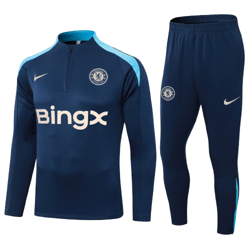 Kit Treino Agasalho + Calça Chelsea  - Azul