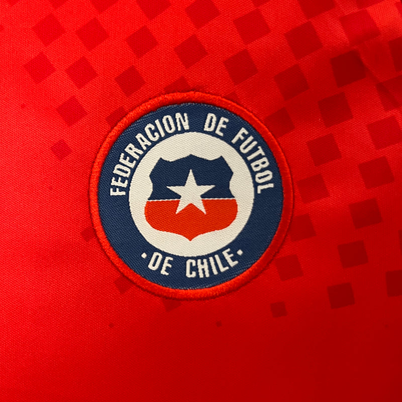 Kit Infantil Chile Home 24/25 Adidas Masculina - Vermelho