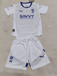 Kit Infantil Al Hilal Away 24/25 Unissex Puma - Branco