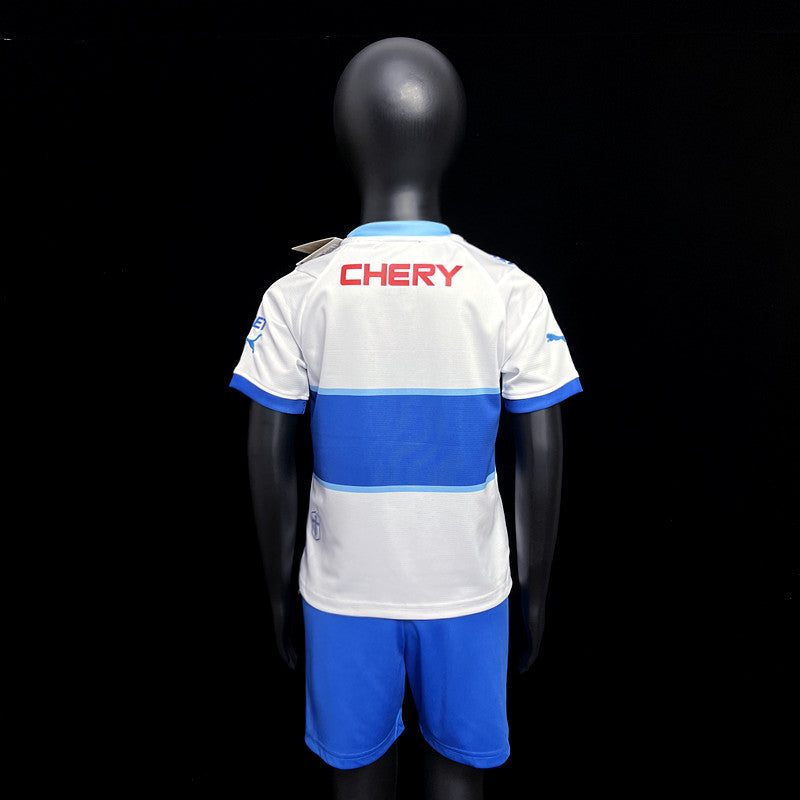 Kit Infantil Universidade Catolica Home 24/25 Unissex Puma -  Branca e Azul