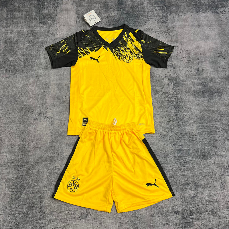 Kit Infantil Borussia Dortmund Home 25/26 Puma Unissex - Amarela