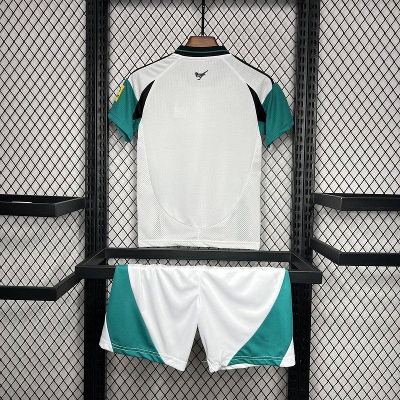 Kit Infantil Newcastle Third 24/25 Unissex Adidas - Branca e Verde