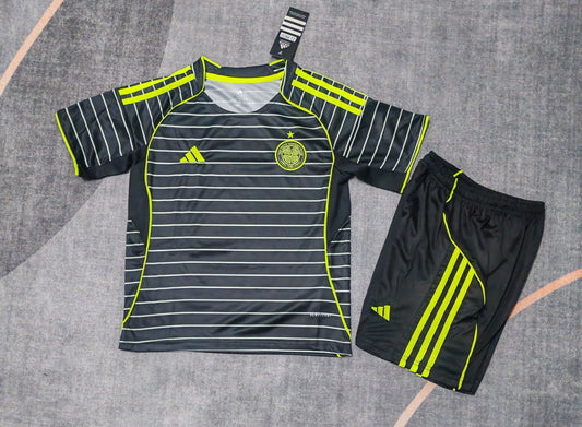 Kit Infantil Celtic Treino 25/26 Adidas -Preto