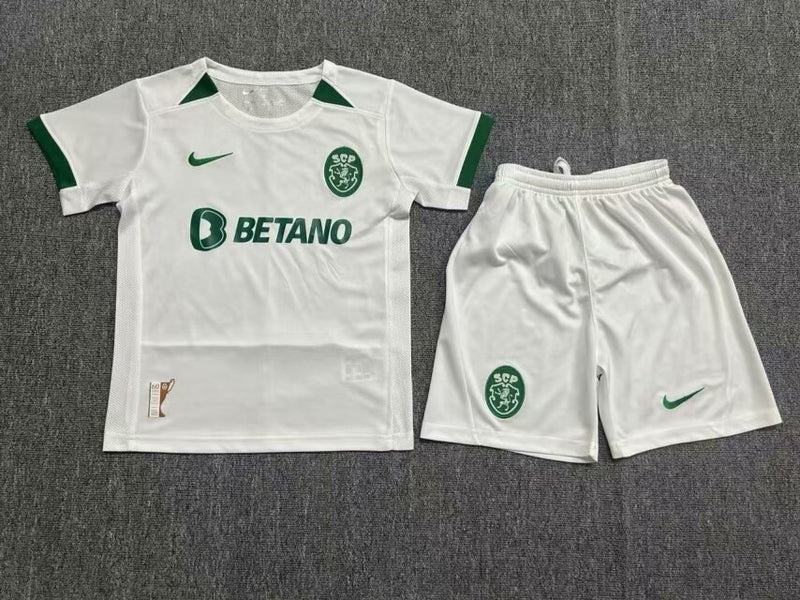 Kit Infantil Sporting Edição Especial 24/25 Unissex Nike - Branca