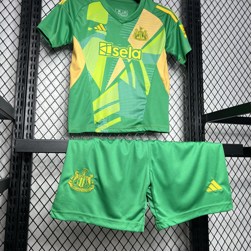 Kit Infantil Newcastle Goleiro 24/25 Unissex Adidas - Verde