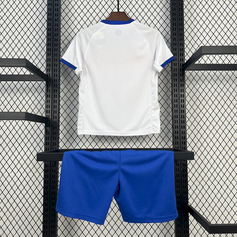 Kit Infantil Inglaterra Home 25/26  Nike Unissex - Branco e Azul