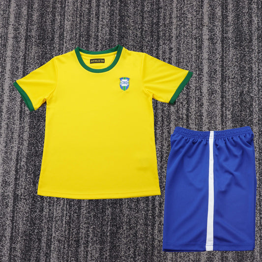 Kit Infantil Brasil Retro Home 1958 - Amarela