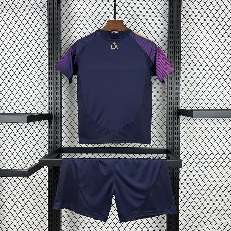 Kit Infantil LA Galaxy Away 25/26 Unissex Adidas - Roxo