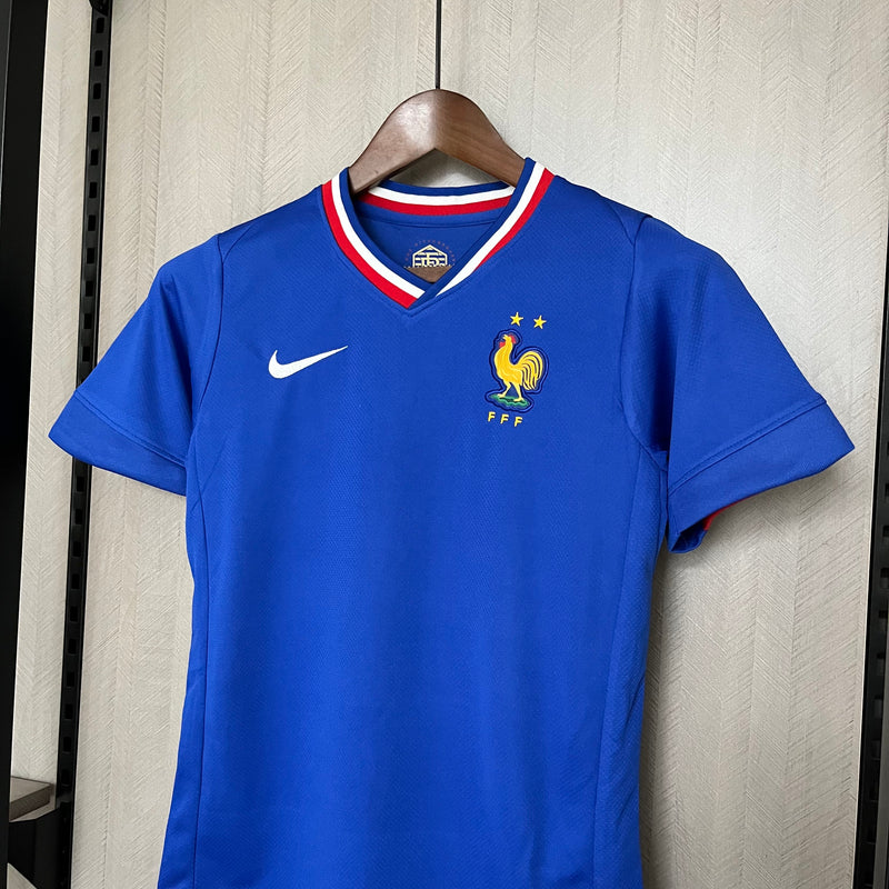 Kit Infantil França Home 24/25 Nike Unissex - Azul