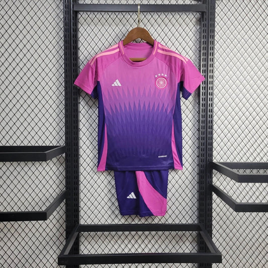 Kit Infantil Alemanha Away 24/25 Adidas -Rosa