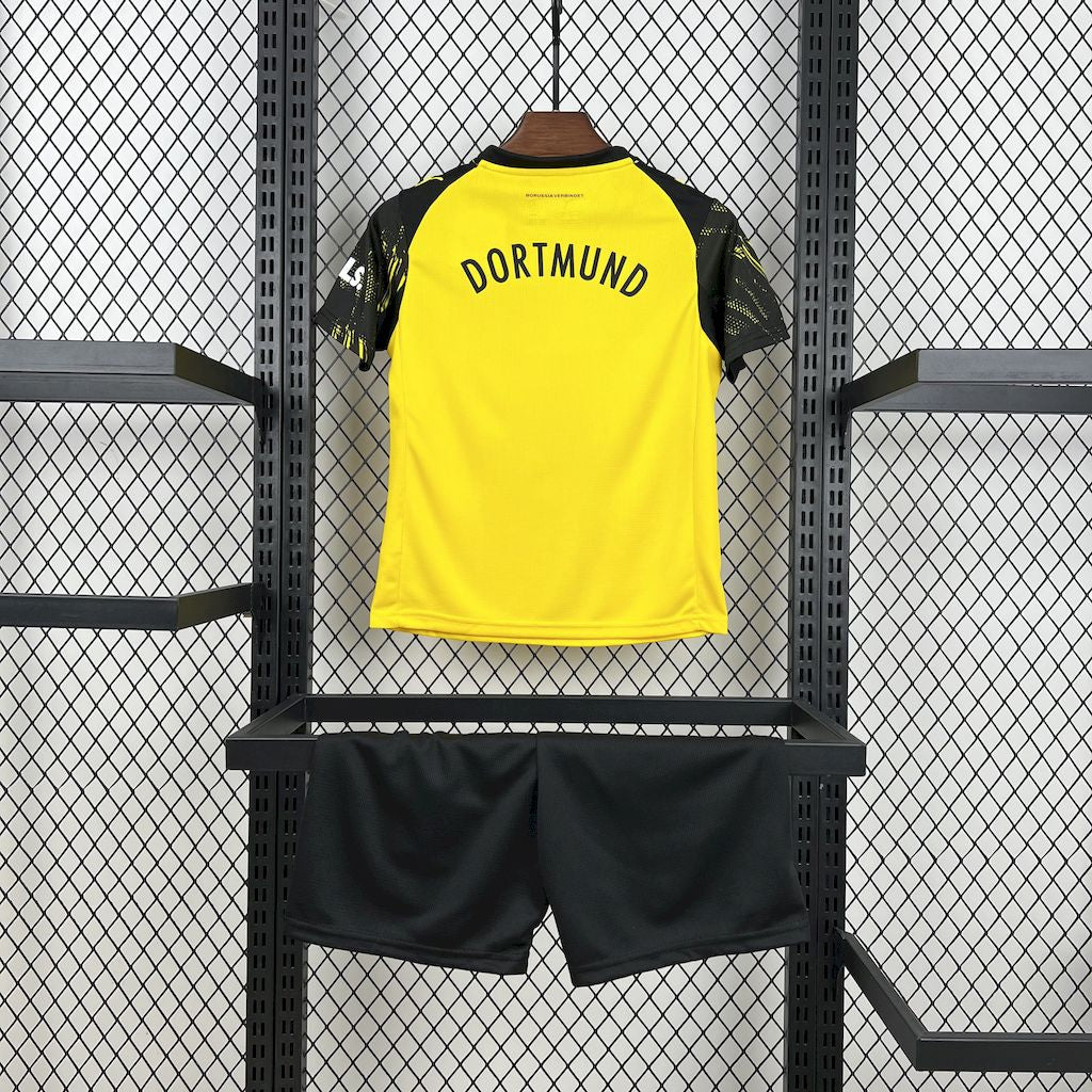 Kit Infantil Borussia Dortmund Home 25/26 Puma Unissex - Amarela