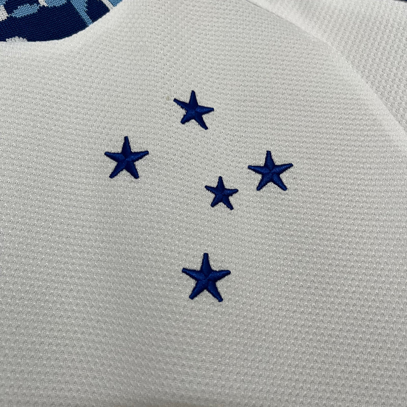 Kit Infantil Cruzeiro Away 24/25  Unissex Adidas Masculino - Branco