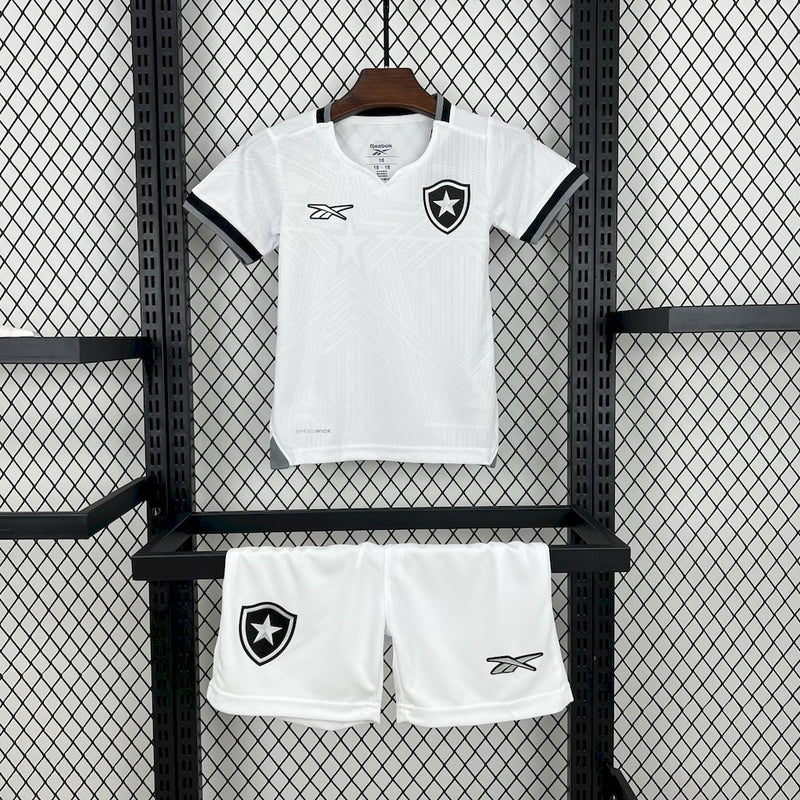 Kit Infantil Botafogo Away 24/25 Unissex Reebok - Branca