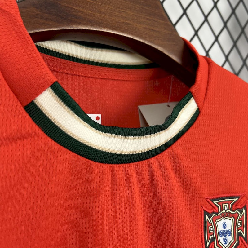 Kit Infantil Portugal Home 25/26 Puma Unissex - Vermelha