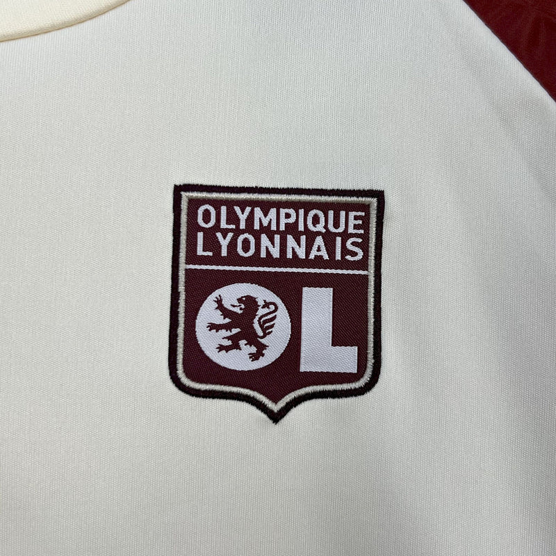 Kit Infantil Lyon Away 24/25 Unissex Adidas - Bege