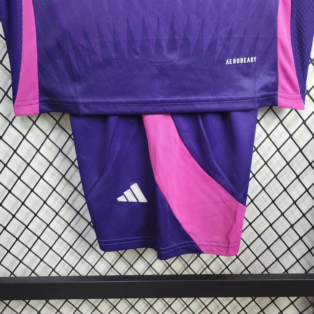 Kit Infantil Alemanha Away 24/25 Adidas Unissex - Rosa