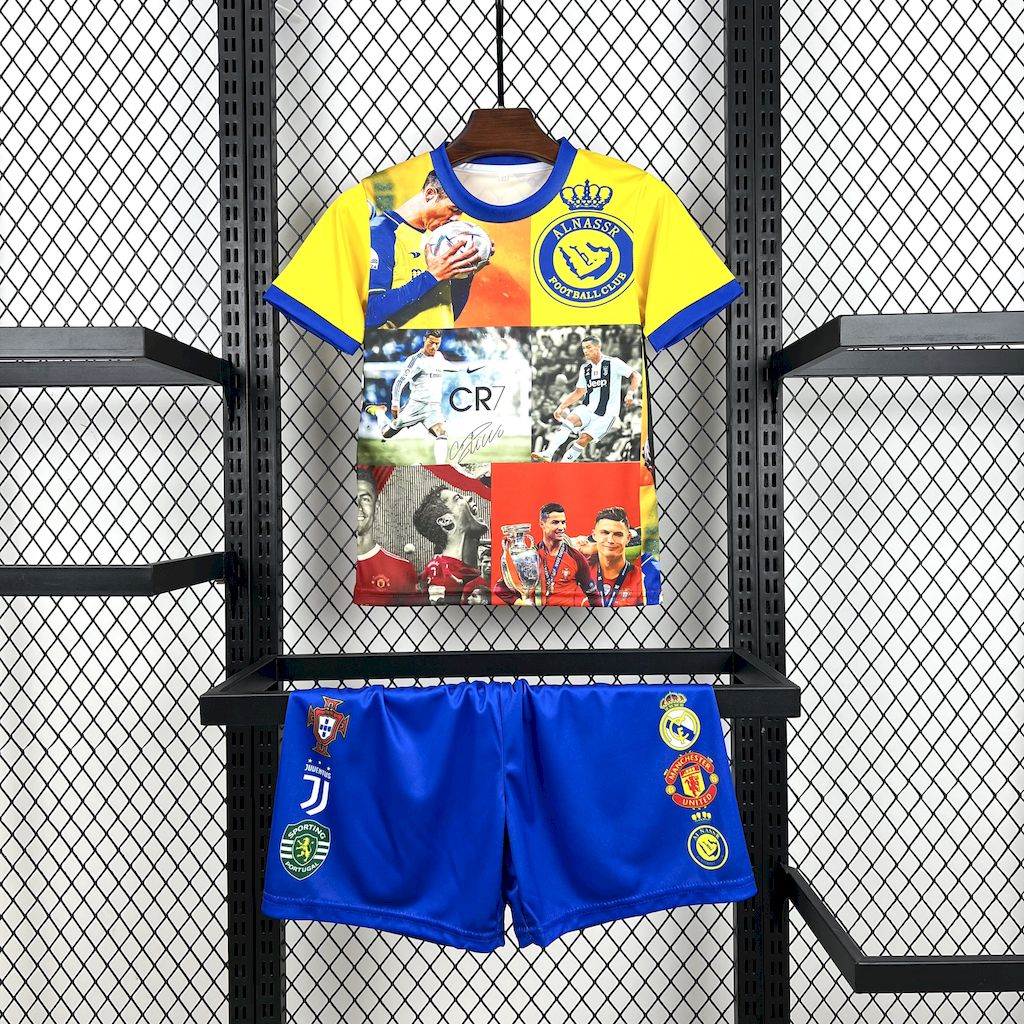 Kit Infantil Edição CR7 Carreira 25/26 Unissex - Colorido