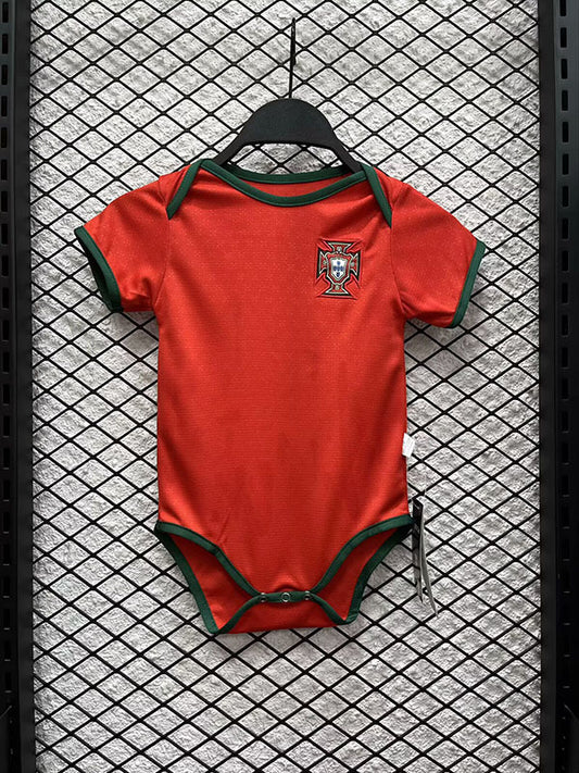 Body Bebê Infantil Portugal Home 25/26  - Vermelho