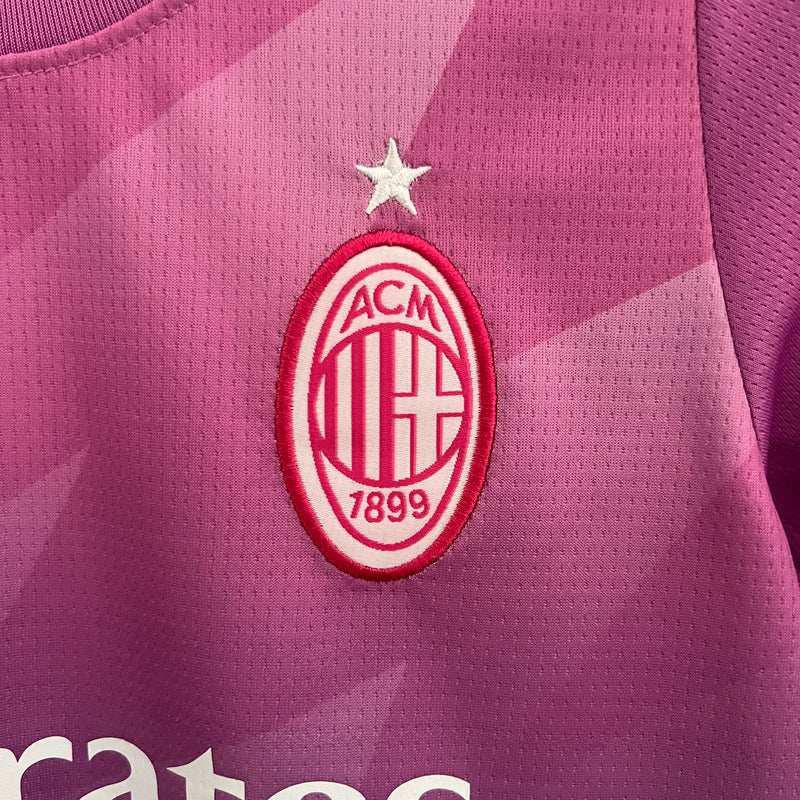 Kit Infantil Milan Third 23/24 Unissex Puma - Rosa