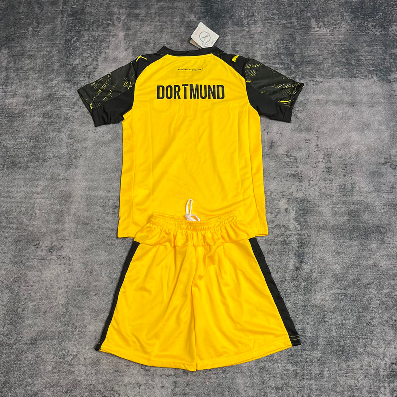 Kit Infantil Borussia Dortmund Home 25/26 Puma Unissex - Amarela