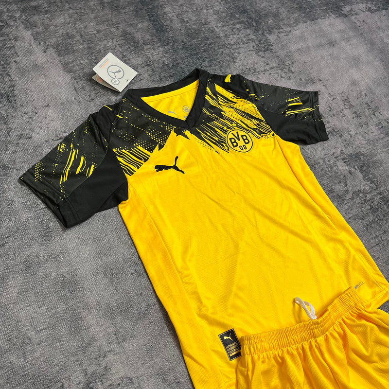 Kit Infantil Borussia Dortmund Home 25/26 Puma Unissex - Amarela