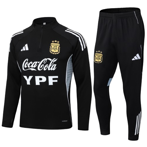 Kit Treino Agasalho + Calça Argentina Adidas  - Preto