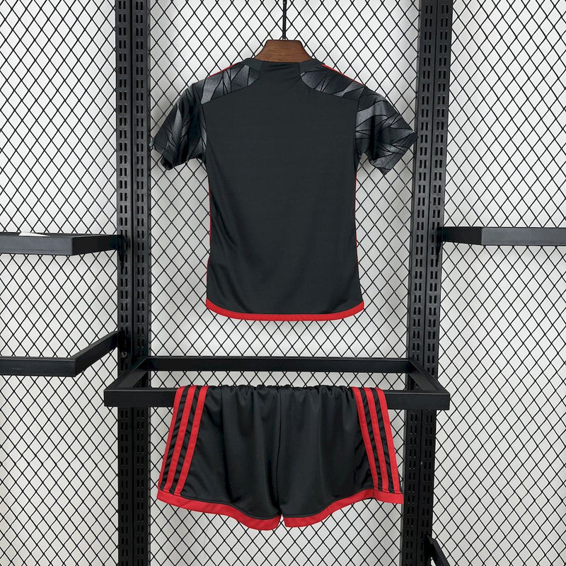 Kit Infantil Flamengo Third 24/25 Adidas Unissex - Cinza