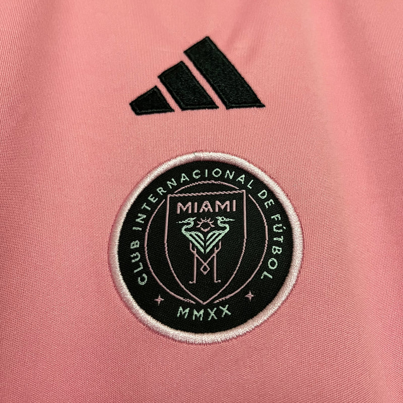 Kit Infantil Inter Miami Home 24/25  Unissex Adidas - Rosa