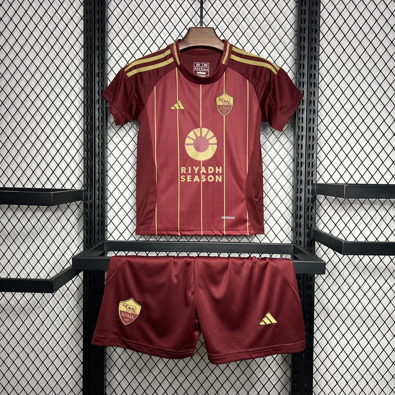 Kit Infantil Roma Home 24/25 Unissex Adidas - Vermelho