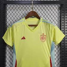 Kit Infantil Espanha Away 24/25 Adidas Unissex - Amarela