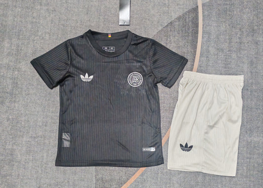 Kit Infantil Alemanha Treino 25/26 Adidas -Preto