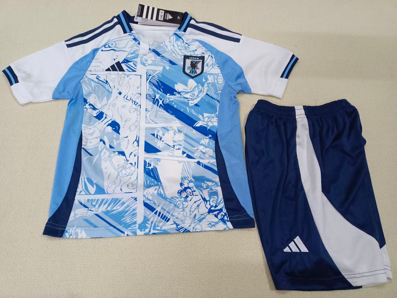 Kit Infantil Japão Edição Especial DragonBall 24/25 Adidas Unissex - Azul Claro