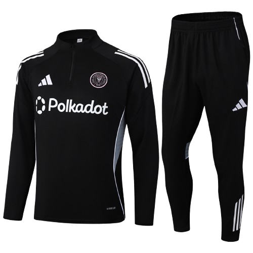 Kit Treino Agasalho + Calça Inter Miami  - Preto