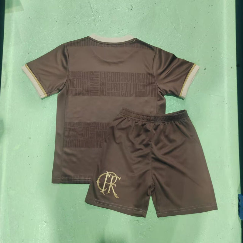 Kit Infantil Flamengo Edição Especial 24/25 Adidas Unissex - Marrom