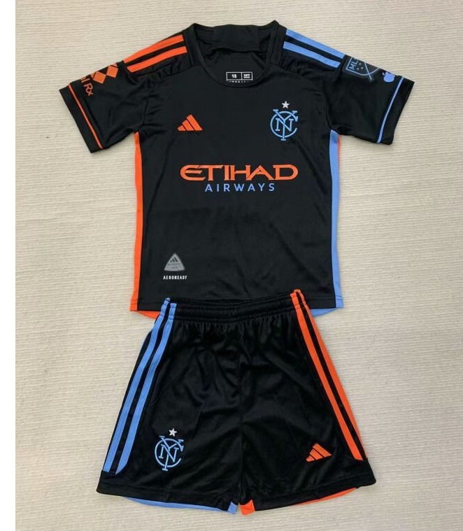 Kit Infantil New York City Home 24/25  Unissex Adidas - Preto