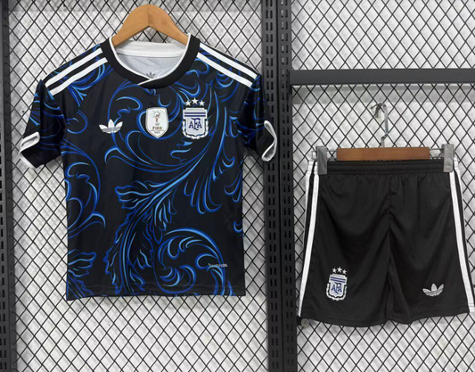 Kit Infantil Argentina Away 26/27 Adidas - Azul Escuro