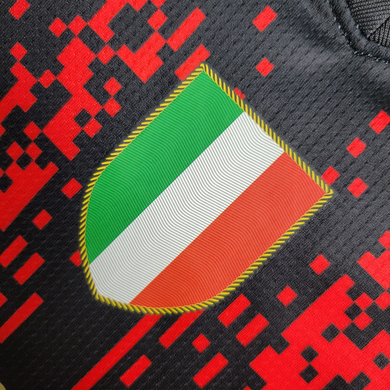 Kit Infantil Milan Edição Especial 23/24 Unissex Puma - Vermelho,Preto e Bege